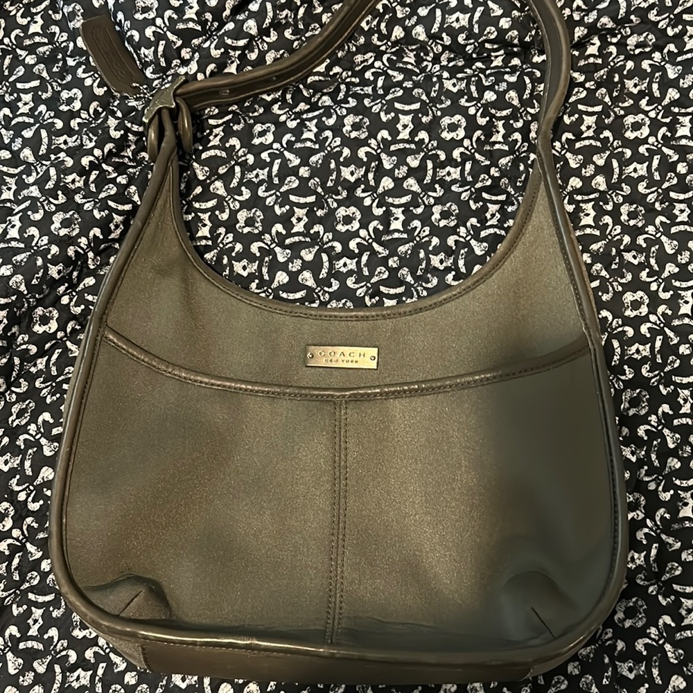 Brown coach bag